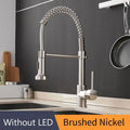 Black 304 Stainless Steel Kitchen Faucet Hot and Cold Water Mixer Faucet Kitchen Mixer Kitchen Sink Faucet